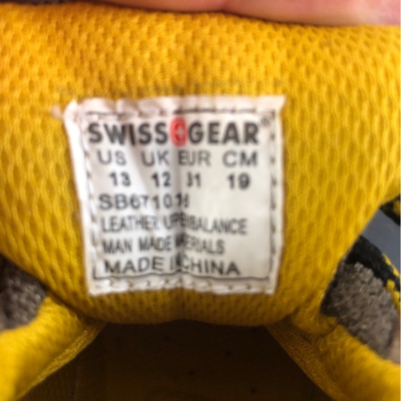 Swiss Gear Youth Brown Waterproof Youth Size 13 SB6710.16 Hiking Boots - Picture 16 of 16